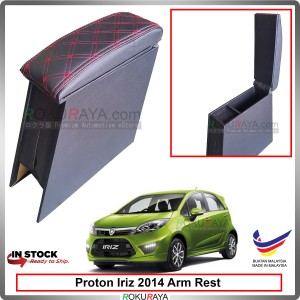 Proton Iriz 2014 4' Plywood PVC Armrest Center Console Box (Sponge+Diamond)
